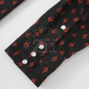 Chemise de travail 100% coton FR certifiée ignifuge, vêtements de travail personnalisés, tissus de protection, chemises de travail pour le travail - Product Image 5