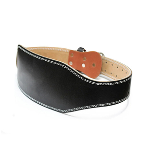 Genuine Leather Gym Training <b>Belt</b> with Steel Buckle Durable Weightlifting Waist Support for Professional Bodybuilding - Product Image 5