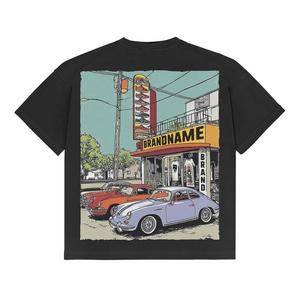 Camisetas Deportivas Personalizadas con Estampado, 100% Algodón, Cuello Redondo, Corte Holgado para Hombre - Product Image 3