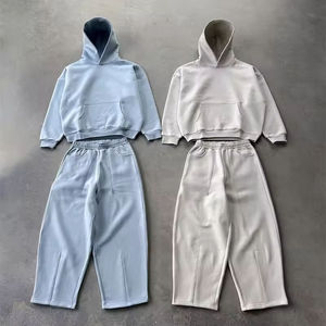 Custom Logo Active <b>Pullover</b> Cotton Polyester Pocket <b>Pullover</b> <b>Men</b> Tracksuit - Product Image 1