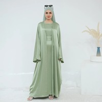 Abaya Confortable et Décontractée Grande Taille en Spandex Sans Couture pour Femmes Musulmanes – Qualité Supérieure, Extensible dans les Quatre Sens, Personnalisable pour le Printemps