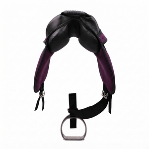 Silla de Montar Duradera con Correas Ajustables, Cómoda Silla Ecuestre para Montar a Caballo al Aire Libre - Product Image 2