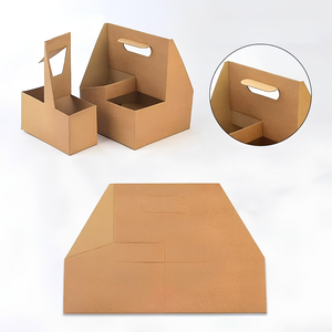 Portavasos Desechable de Papel Kraft para Café, Té y Bebidas para Llevar, Impresión Personalizada de Fábrica - Product Image 4