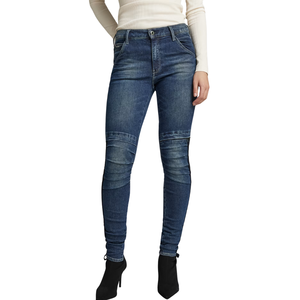 OEM ODM Jeans en denim décontractés pour femmes, respirants, mignons, brodés, avec rivets, lavés, pantalons de rue en gros - Product Image 4