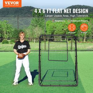 Rete di Rimbalzo per Baseball e Softball 4 X 6 Piedi, Attrezzatura di Allenamento per Lancio e Difesa - Product Image 2