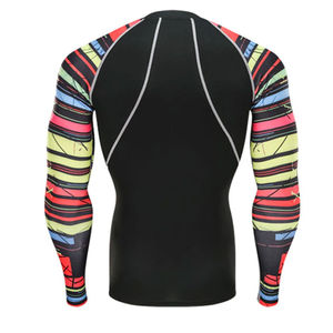 Conjunto de Rashguard de Manga Larga para Hombre, de Alta Calidad, Personalizado con Serigrafía, Transpirable, Servicio OEM, para Adultos, Fitness - Product Image 5