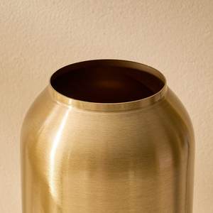 Vase capsule en métal poli effet miroir argenté moderne, décoration de luxe pour la maison, vase de sol pour le bureau, arrangements floraux élégants, fait main - Product Image 4