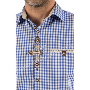 Robe bavaroise pour hommes, Lederhosen de qualité, chemises décontractées en coton à manches longues pour l'Oktoberfest, taille 6XL, meilleur prix - Product Image 4