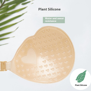 Petites coussinets de poitrine en bio-silicone épaissis, auto-adhésifs, antidérapants, pour photographie de mariage, soutien-gorge invisible, modelateurs cœur-à-cœur - Product Image 3