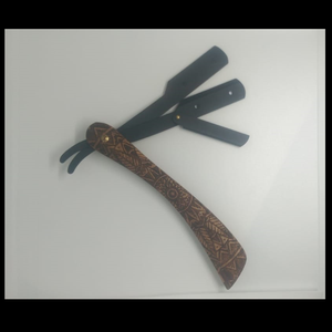 มีดโกนพับได้คมกริบ ขายดี ด้ามไม้ มีดโกนนิรภัย สแตนเลส - Product Image 6