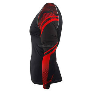 Rashguard MMA personnalisable de haute qualité, grande taille, manches longues, vêtements de bain pour le surf, pour le BJJ, le Jiu Jitsu, les combats MMA, les chemises d'entraînement - Product Image 6