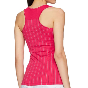 High Quality Cotton/Polyester Jersey Tank <b>Top</b> with Front Logo Customizable Size & Color Breathable Casual Women's Tank <b>Top</b> - Product Image 6