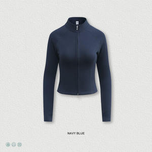<span class=keywords><strong>Cardigan</strong></span> Rétro Femme Automne 2025 à Col Montant et Fermeture Éclair, Style Européen et Américain <span class=keywords><strong>Lulu</strong></span>, Semelle Respirante Imprimée Effet Mousse - Product Image 6