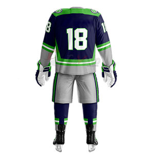 Uniforme de hockey sur glace sur mesure confortable, en stock, 100 % polyester - Product Image 4