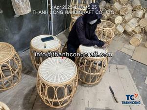 Articles chauds TABOURET EN ROTIN ET TABOURET EN ROTIN NATUREL en vrac Fournisseur du Vietnam Prix le moins cher Meilleure qualité Livraison rapide - Product Image 6