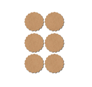 Sous-verres carrés et ronds en MDF pour boissons, avec base en liège, tapis et supports pour sous-verres - Product Image 2