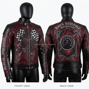 Summer Perforated Leather Racing <b>Jacket</b> Breathable Motorbike Airflow Gear Lightweight Biker Top <b>Cooling</b> Motorcycle Apparel - Product Image 5
