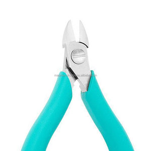 Weller Erem 2412E Alicates de corte lateral de cabeza ovalada semiplana de 5 pulgadas de acero inoxidable, seguros para ESD, herramienta para cortar alambre y hacer joyas - Product Image 2