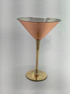 hand polished copper <b>wine</b> glass mirror polish copper <b>goblet</b> fine polish copper <b>wine</b> glass smooth polish - Product Image 4