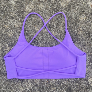 Sujetador deportivo con tirantes cruzados para mujer, top corto para gimnasio y yoga, chaleco de entrenamiento, bralette de fitness de alto soporte, ropa interior push-up suave y transpirable - Product Image 4