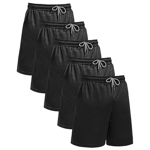 Pantalones Cortos de Verano para Hombre, de Algodón, Lisos, con Cintura Elástica, Casuales, para Descansar, con Logotipo Personalizado, Fabricante OEM, Venta al Por Mayor - Product Image 1