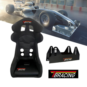 Drift <b>Racing</b> <b>Seat</b> TBRACING RS-07 FIA 8855-2021 Certified Fiberglass Shell Fireproof Cover <b>Racing</b> Harness Belt Holes Airflow OEM - Product Image 2