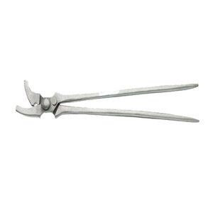 Pince à sabots droite et courbée en acier inoxydable noir, réutilisable, à prise ferme, pour instrument chirurgical vétérinaire, fabriquée à la main - Product Image 6