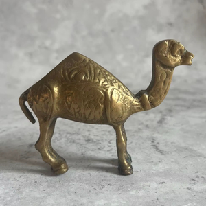 Designer Brass Camel <b>Table</b> Centerpiece Traditional Indian Decorative Accent for Luxury Living Room Setup - Product Image 1