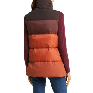 Custom Logo Winter Windproof <b>Women</b> Hooded Cotton <b>Gilet</b> Bubble Vest Shiny Kids Professional Look <b>Womens</b> <b>Puffer</b> Jacket Vest - Product Image 2