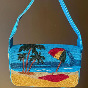 Custom Pet Collector Purse Elegant <b>Dog</b> Art Shoulder BagSleek Beaded Pet Bag Handmade Animal Gift Bags - Product Image 1