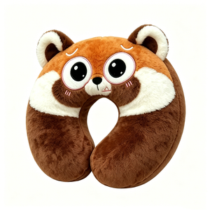 Red panda <b>neck</b> <b>pillow</b> plush, Cute red panda travel <b>pillow</b>, Plush red panda <b>neck</b> support <b>pillow</b> - Product Image 5