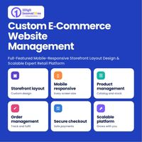 Gestion de site Web e-commerce personnalisé : Conception de vitrine mobile optimisée et plateforme de vente au détail experte évolutive