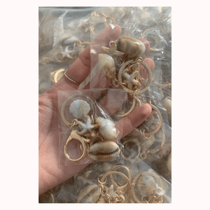 Porte-clés Coquillage Fait Main en Coquille Naturelle, Pendentif de Plage Mignon, Accessoire de Sac d'Été, Cadeau pour Femme - Product Image 6