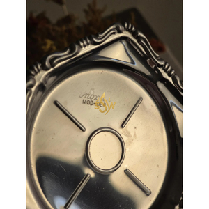Posavasos de Metal con Forma Personalizada y Soporte, Color Plata Antigua, para Servir Bebidas en Hoteles y Restaurantes, Posavasos de Latón - Product Image 5