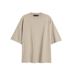 เสื้อยืดผู้ชาย ผ้าฝ้าย 100% ระบายอากาศได้ดี น้ำหนักเบา ทรงโอเวอร์ไซส์ ไหล่ตก รับสกรีนโลโก้  ไซส์ใหญ่พิเศษ - Product Image 4