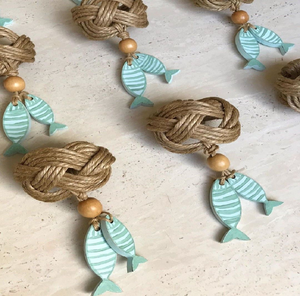 Nautical style coiled natural rope napkin <b>ring</b> in a <b>thick</b> knot design, available at wholesale prices for dining. - Product Image 6