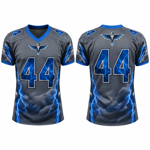 เสื้อฟุตบอลอเมริกันแบบมีช่องระบายอากาศ เย็บอย่างทนทาน วัสดุยืดหยุ่น เหมาะสำหรับกีฬาโรงเรียน สนามกีฬา ประสิทธิภาพสูง สำหรับส่งออก - Product Image 6