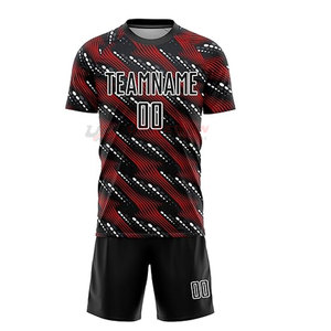 Uniforme de Fútbol Sublimado de Diseño Personalizado de Alta Calidad, Secado Rápido, Transpirable, 100% Poliéster, Unisex, Venta en Línea - Product Image 2