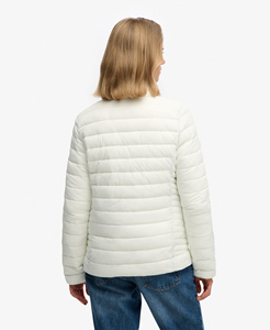 Chaqueta de invierno acolchada premium para mujer, ropa informal personalizada para exteriores, a prueba de viento, con cierre de cremallera y bolsillos laterales, abrigo para mujer - Product Image 2