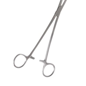 Tenacule utérin de qualité supérieure en acier inoxydable, à pointe unique, pour gynécologie et obstétrique, instruments chirurgicaux médicaux CE ISO 25cm - Product Image 3