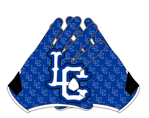 ถุงมืออเมริกันฟุตบอล,ถุงมืออเมริกันฟุตบอลกำหนดเองไม่ลื่นคุณภาพสูงถุงมือ S M L กีฬาถุงมืออเมริกันฟุตบอล - Product Image 1