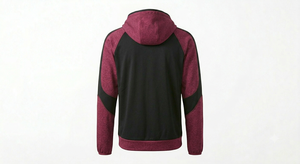 Veste de survêtement zippée en polaire à capuche unie pour femme, idéale pour la gym, la course et les activités de plein air - Product Image 4