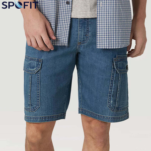 กางเกงยีนส์ขาสั้นคุณภาพสูงขายดีที่สุดจากโรงงานผู้ผลิต กางเกงยีนส์ขาสั้นผู้ชายสั่งทำพิเศษ กางเกงยีนส์ขาสั้นสตรีทแวร์ กางเกงยีนส์เดนิมสำหรับเด็กผู้ชาย - Product Image 2