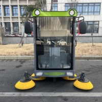 Balayeuse sans poussière, machine de nettoyage de sols à batterie, balayeuse-laveuse industrielle avec certification CE