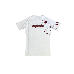 Camiseta de MMA Personalizada para Hombre, Marca Saqibandco, Corte Holgado, Logotipo con Impresión Digital en la Parte Delantera, Secado Rápido, Algodón, Ropa de Artes Marciales, OEM - Product Image 1