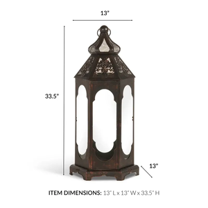 Vintage Metal Decorative Candle Lantern Outdoor Patio Wedding Party <b>Holder</b> and Jar <b>Incense</b> <b>Holders</b>&<b>Aromatherapy</b> <b>diffuser</b> - Product Image 2