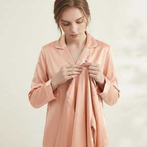 Fashionable Indoor Wear Set Long Sleeve Top and Relaxed <b>Pants</b> Comfortable Sleep Outfit - Product Image 3