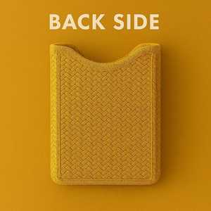 Porte-stylos rond en rotin tressé à la main |   Organisateur de bureau en canne naturelle écologique |   Porte-papeterie durable pour le bureau et la maison - Product Image 2