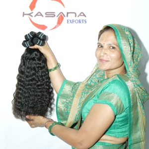 Indian Double Weft Natural Color Hair <b>Extensions</b> for Women Black None Processing Wholesale Weaving <b>Cheap</b> Style Natural Wave - Product Image 5