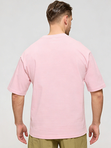 T-shirts homme de haute qualité en coton 100%, impression logo personnalisée, t-shirt uni unisexe respirant, t-shirt oversize - Product Image 4